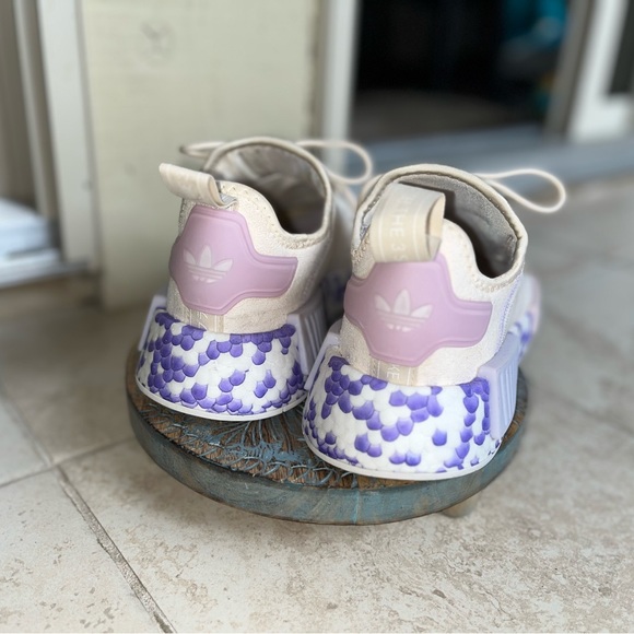 🦄ADIDAS🦄-Originals Women's NMD_R1 shoes- Purple Dots- size 8 womens - Picture 11 of 13